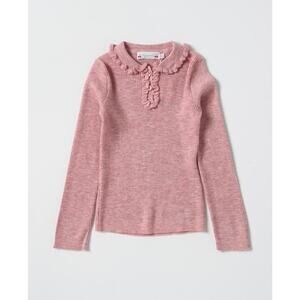Bonpoint - Pink Melange Wool Sweater -6 Year Girls